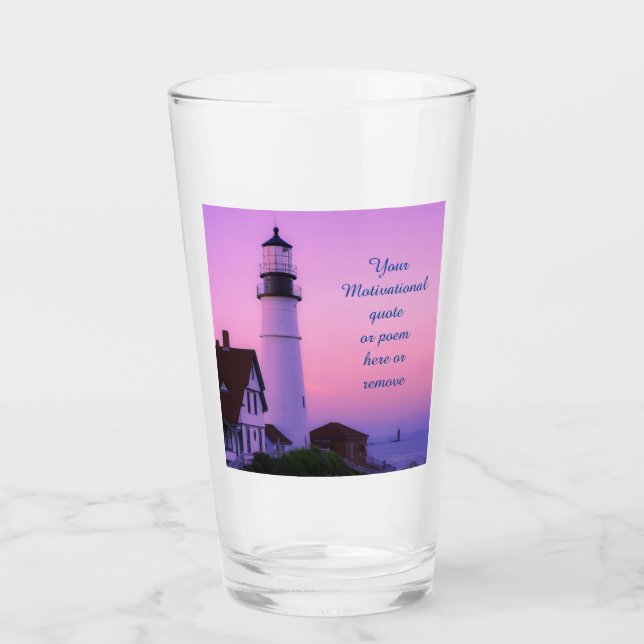 Copo De Pint Farol Rosa Céu (Frente)
