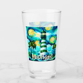 Copo De Pint Farol Tropical Náutica Costeira Personalizada