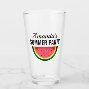 Copo De Pint Fatia de melancia fresca personalizada para bebida