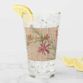 Copo De Pint Faux Bamboo Mat Original Art Glass