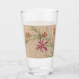 Copo De Pint Faux Bamboo Mat Original Art Glass