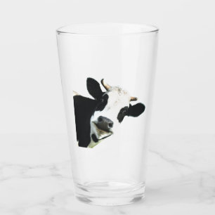 Copo De Pint Fazenda de vaca Black Holstein