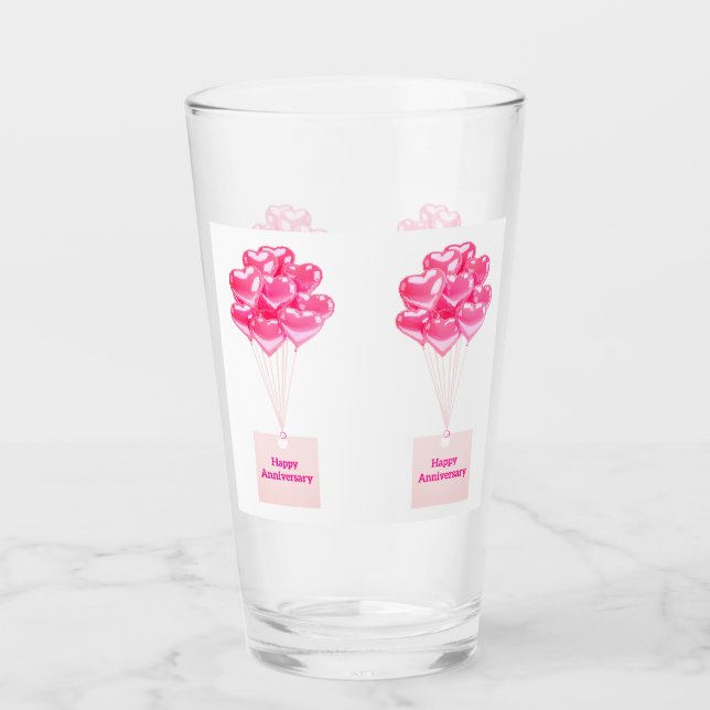 Copo De Pint Feliz Bebendo de aniversário (Frente)