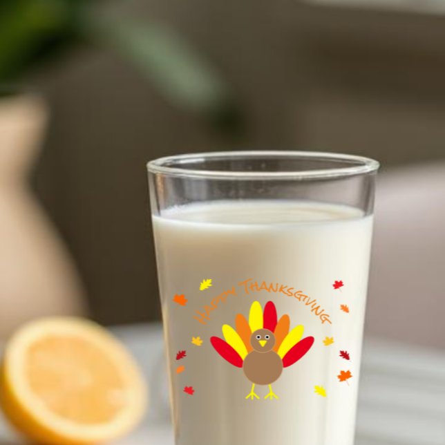 Copo De Pint Feliz Dia de Ação de Graças (Criador carregado)