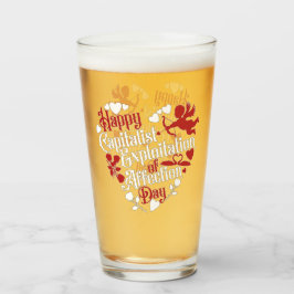 Copo De Pint Feliz Dia de Exploração Capitalista do Afeto