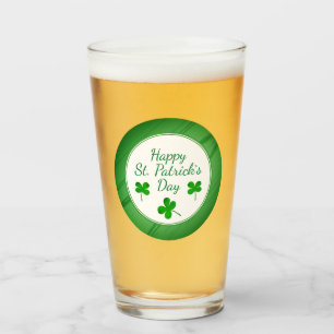 Copo De Pint Feliz Dia de São Patrício Trevo Verde Irlandês