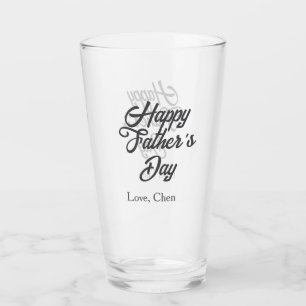 Copo De Pint Feliz dia dos pais nome cinza amor melhor papai de