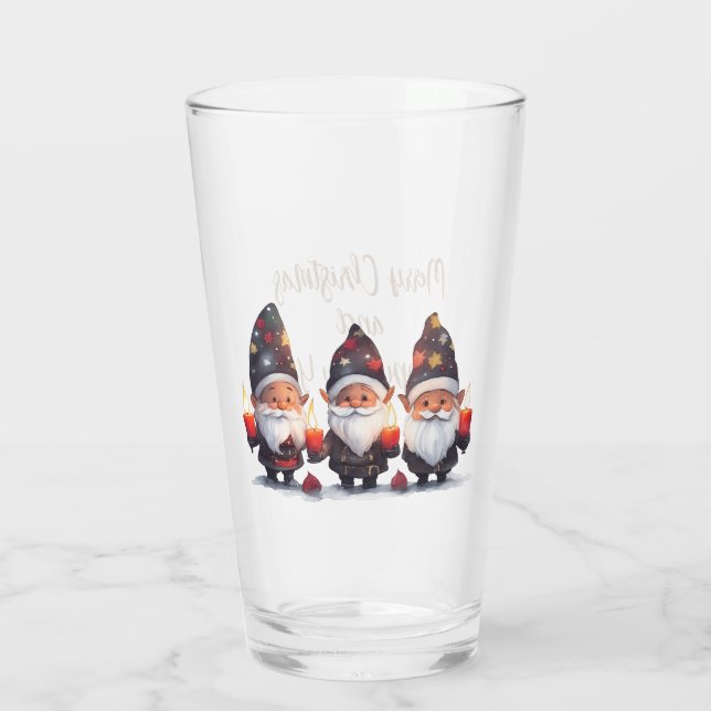 Copo De Pint Feliz Natal e Feliz ano novo (Verso)