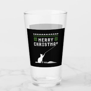Copo De Pint Feliz Natal Gato Feio