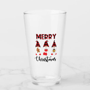 Copo De Pint Feliz Natal - Gnomos da Xadrez de Buffalo