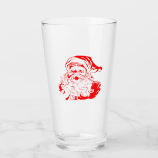 Copo De Pint Feliz Natal - Papais noeis Clau Glass Tumblers