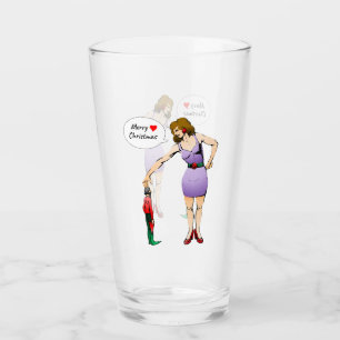 Copo De Pint Feliz Natal Pequeno Elf