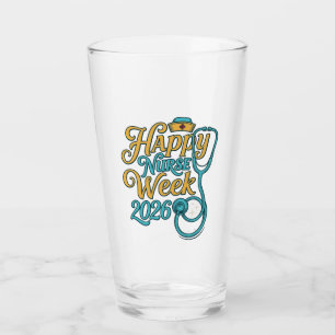 Copo De Pint Feliz Semana das Enfermeiras 2026 Camisa de Esteto