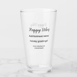 Copo De Pint Feliz vibes cartões de natal de Natal