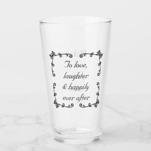 Copo De Pint Felizmente Depois Do Casamento Personalizado De Ci