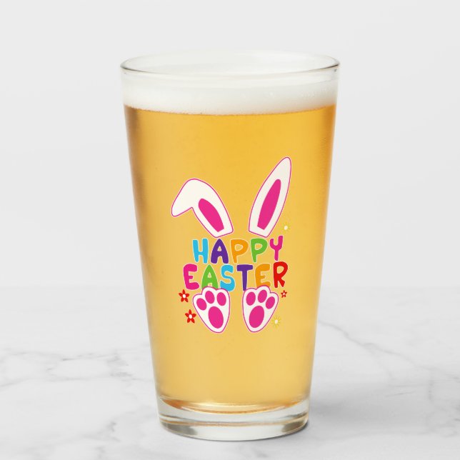 Copo De Pint felz pascoa (Frente (Preenchido))
