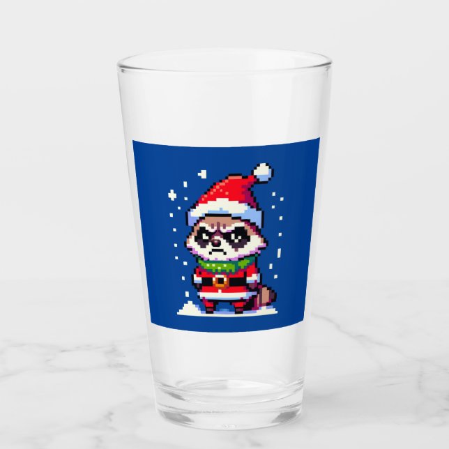 Copo De Pint Feriado de Natal rabugento - Feriado Engraçado de  (Frente)