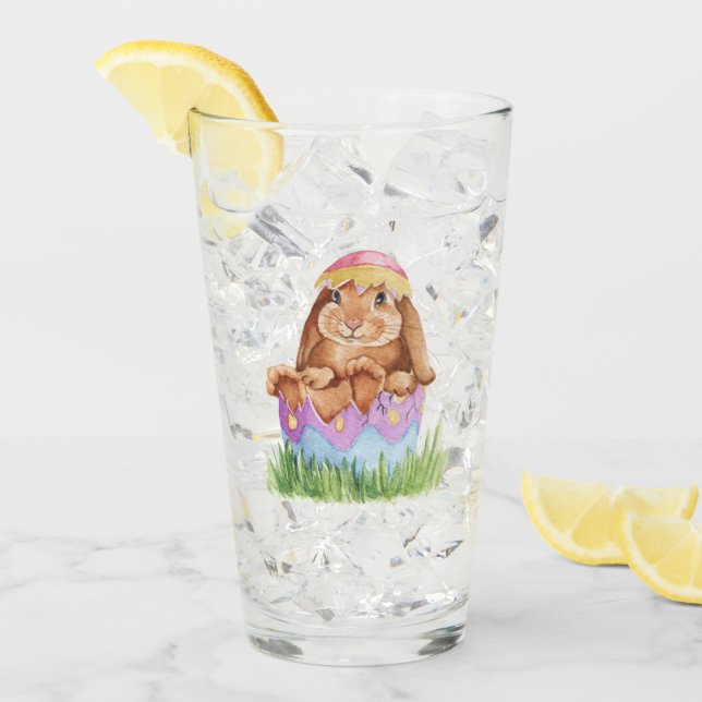 Copo De Pint Feriado do Coelhinho da Páscoa fofo (Gelo frontal)