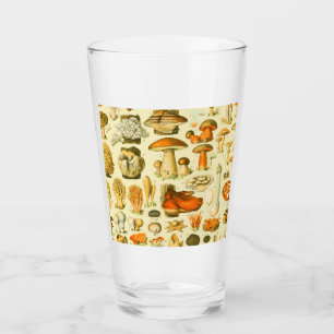 Copo De Pint Ferramentas de Vintagem de Cogumelo Arte Botânica