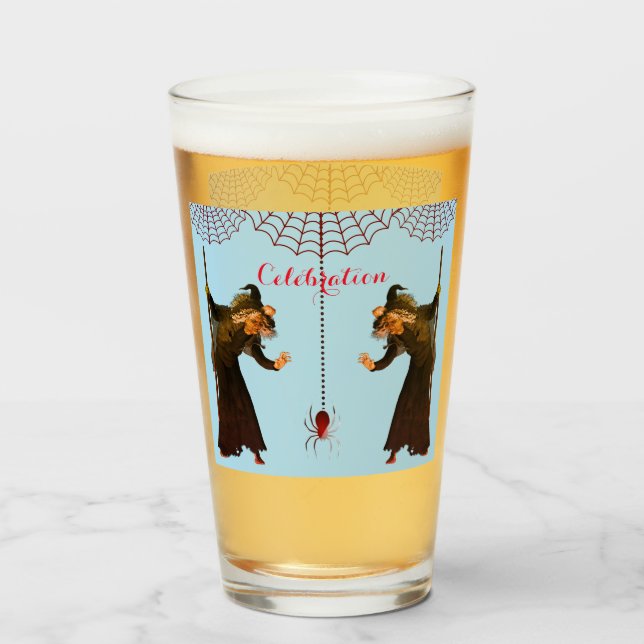 Copo De Pint Festa das Bruxas (Traseira (Preenchido))