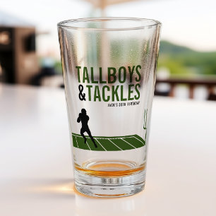 Copo De Pint Festa de Aniversário de Futebol Tallboys & Tackles
