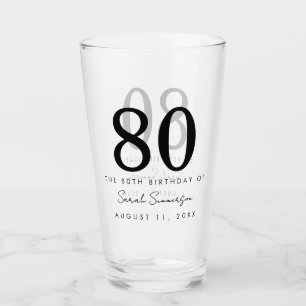 Copo De Pint Festa de Aniversário de Oitenta 80 Anos