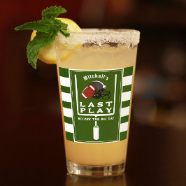 Copo De Pint Festa de Solteiro de Futebol Última Jogada Antes d