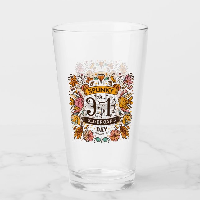 Copo De Pint Fev 1rua - Dia das Broads Velhas Spunky (Frente)