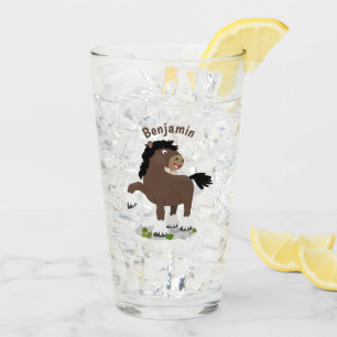 Copo De Pint Figura de desenho animado de corte Clydesdale