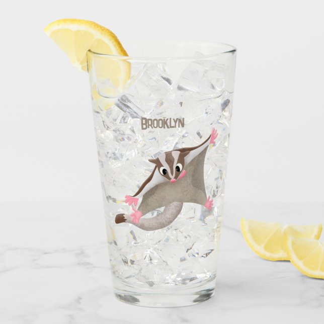 Copo De Pint Figura de desenho animado de um planador de açúcar (Gelo frontal)