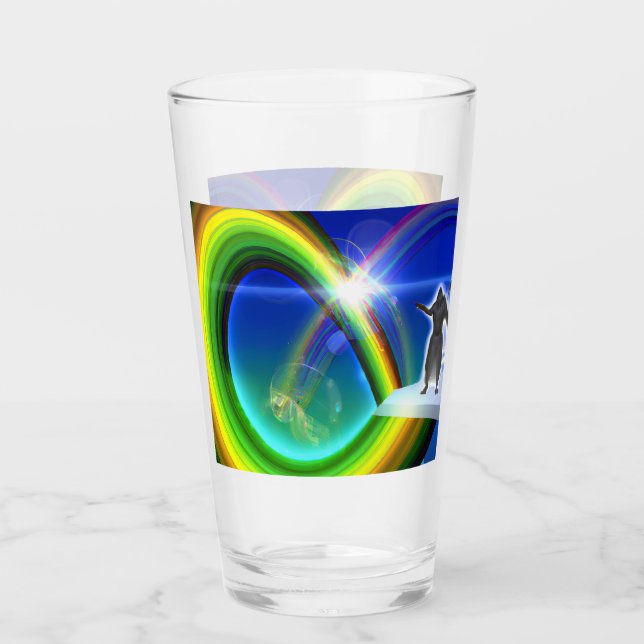 Copo De Pint Figura Misteriosa no Stargate Inter-Dimensional (Frente)