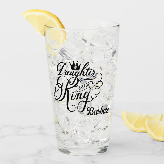 Copo De Pint Filha Real Do Vidro Rei (Gelo frontal)