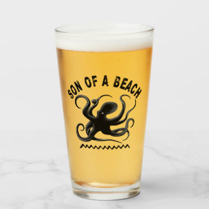 Copo De Pint Filho de uma praia - Pun design para amante da vid