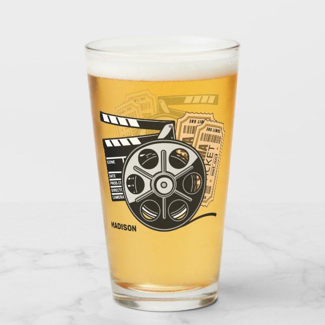 Copo De Pint Filme de nome personalizado (Traseira (Preenchido))