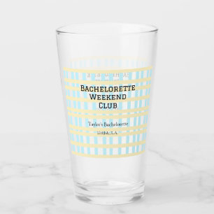 COPO DE PINT FIM DE SEMANA RETRÔ CLUB DA NOIVA AZUL AMARELO DAT