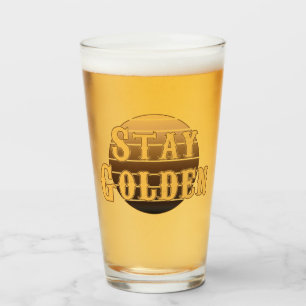 Copo De Pint Fique dourado vintage 