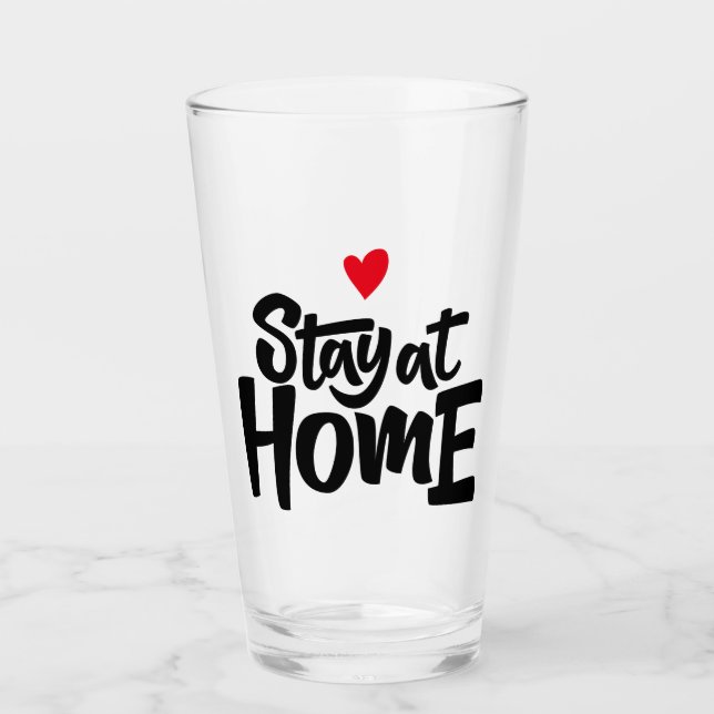 Copo De Pint Fique Em Casa (Frente)