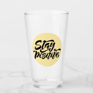 Copo De Pint Fique Positivo Amarelo