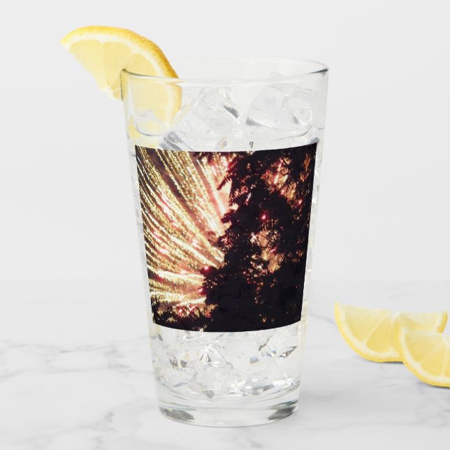 Copo De Pint Fireworks 11 Tumbler de vidro Collins (Gelo frontal)