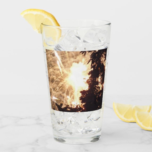 Copo De Pint Fireworks 15 Collins tumbler de vidro (Gelo frontal)