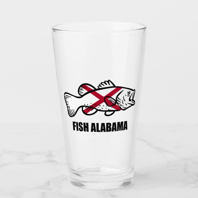 Copo De Pint Fish Alabama (Frente)