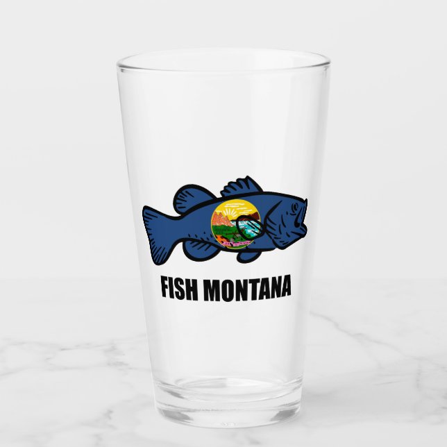 Copo De Pint Fish Montana Bass (Frente)
