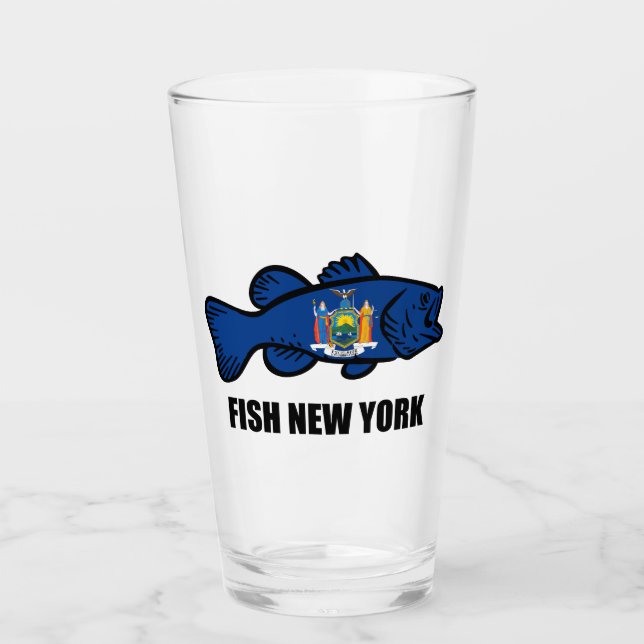 Copo De Pint Fish New York Bass (Frente)