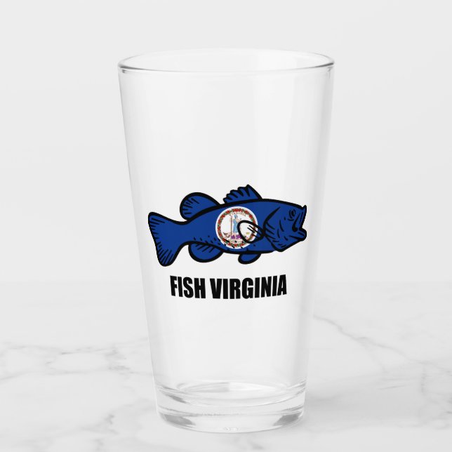 Copo De Pint Fish Virginia (Frente)
