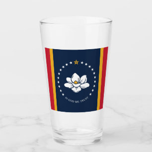 Copo De Pint Flag do Mississippi - New Magnolia Flag