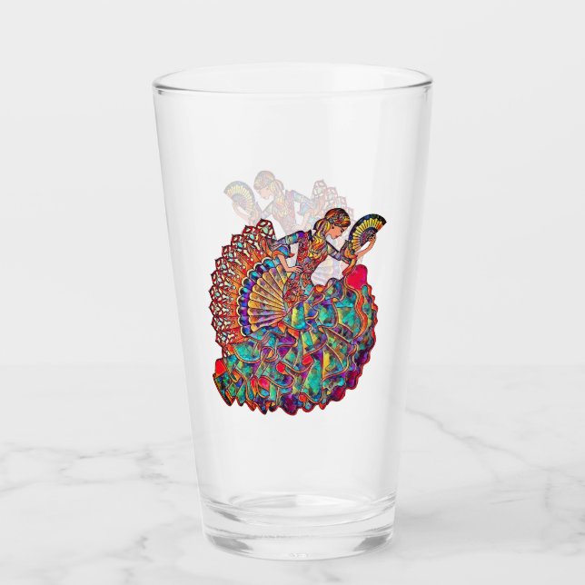 Copo De Pint Flamenco Glass Cup (Frente)