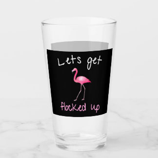 Copo De Pint Flamingo - Vamos Ficar Bloqueados