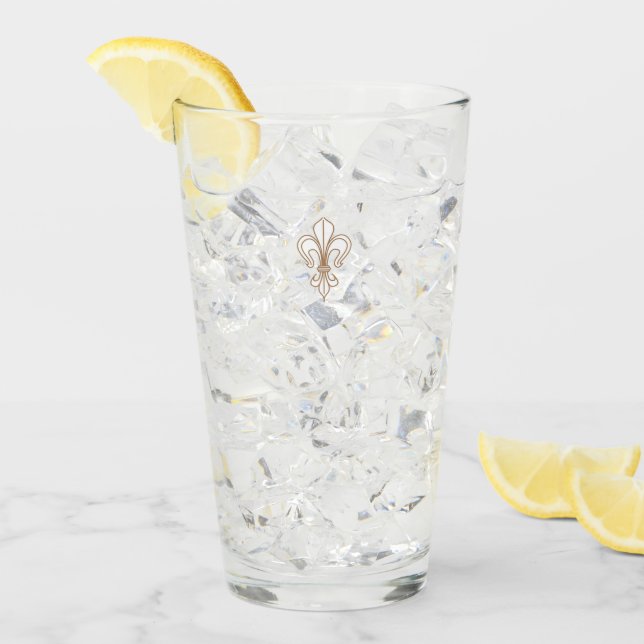 Copo De Pint Fleur Lily de lis - açucena de espada - açucena - (Gelo frontal)