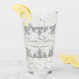 Copo De Pint Floco de neve prateado Winter Sweet 16