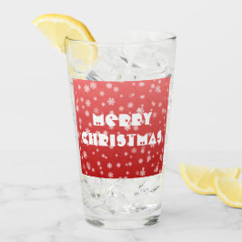 Copo De Pint Flocos de neve de Natal